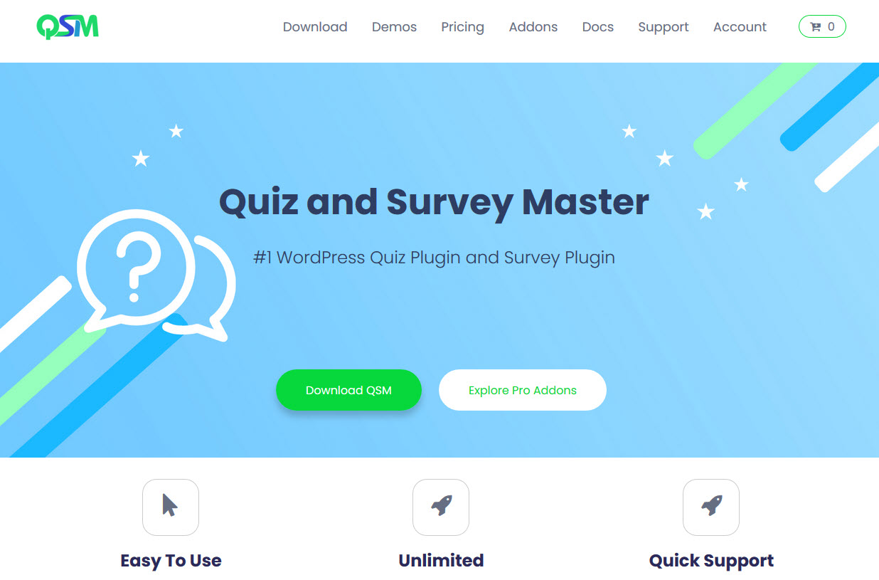 Quiz and Survey Master Best Online Exam WordPress Plugins of 2020