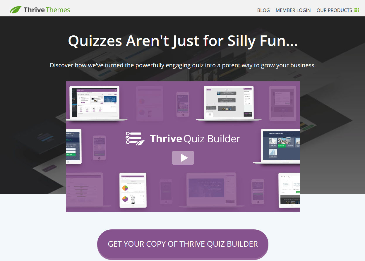 Thrive Quiz Builder Best Online Exam WordPress Plugins of 2020