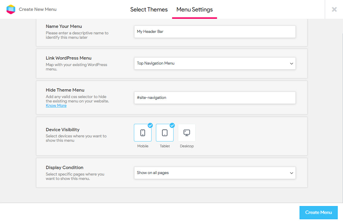 Make a Responsive Menu Bar That Is Fixed - Creating a New Responsive Menu